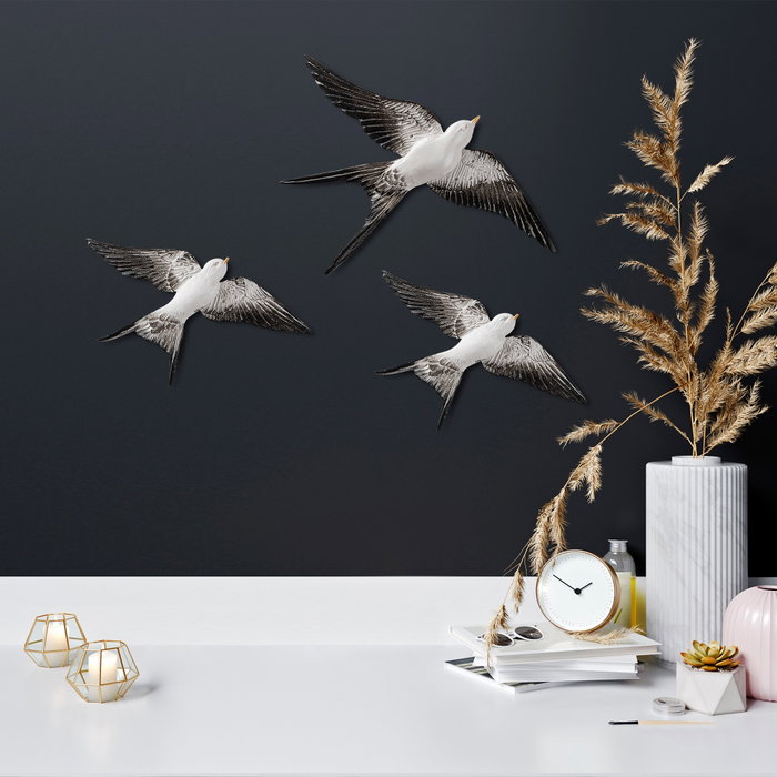 Aberto Design Flying Swallow - 2 Blanco y Negro